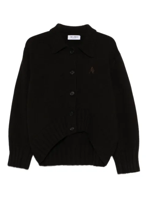 The Attico collared embroidered cardigan Black 260WCD00013KWS011AA