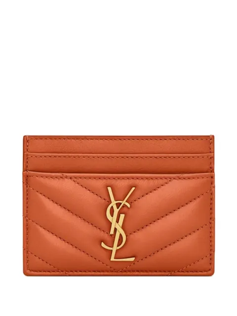 Saint Laurent Cassandre leather wallet Orange 423291AAA44