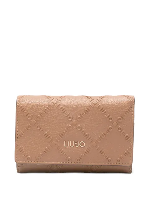 LIU JO logo-embossed wallet Neutrals AF5172E0538