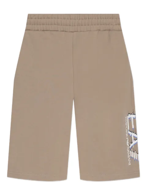 Ea7 Emporio Armani logo track shorts Neutrals 7M001329AF17787