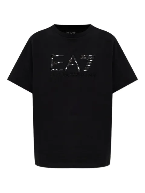 Ea7 Emporio Armani logo graphic T-shirt Black 7W001096AF21636