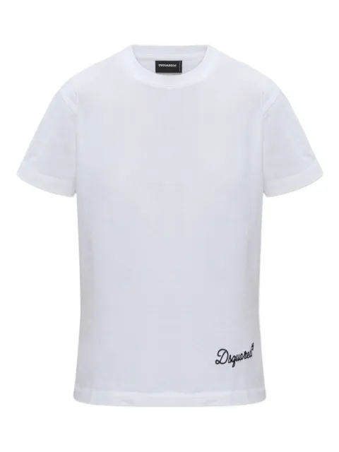 DSQUARED2 D2 Signature Just Right Fit T-Shirt White S75GD0512D20106