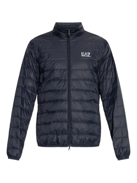 Ea7 Emporio Armani quilted zip jacket Blue 8NPB23PNGPZ