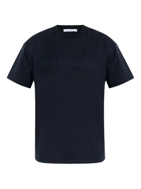 Givenchy Paris jacquard T-shirt Blue BM71NK3YSF499