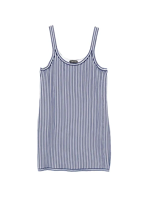 TOM FORD striped dress Blue AB3621SDE518