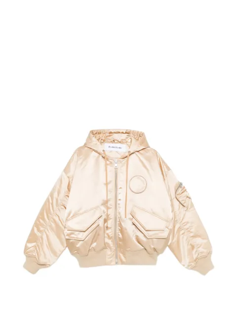Études Studio hooded oversized bomber jacket Neutrals E26MPOUT72203