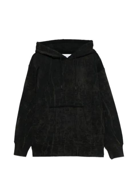 Études Studio cracked hoodie Black E26MPSWE29296