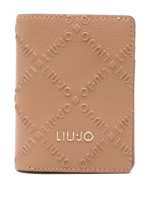 LIU JO logo-embossed wallet Neutrals AF5175E0538