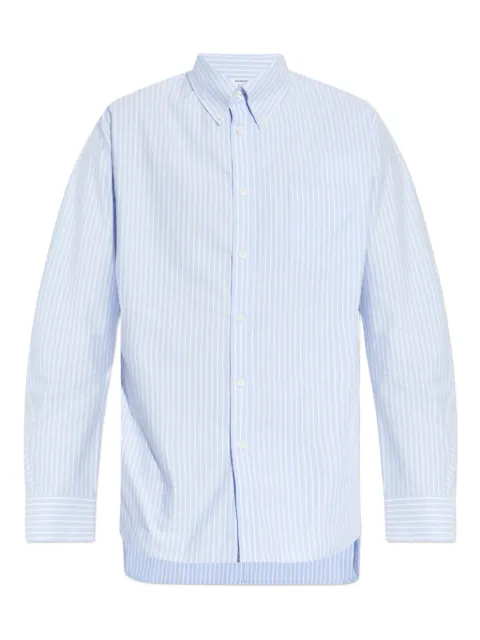 Givenchy striped pocket shirt Blue BM616C16BD