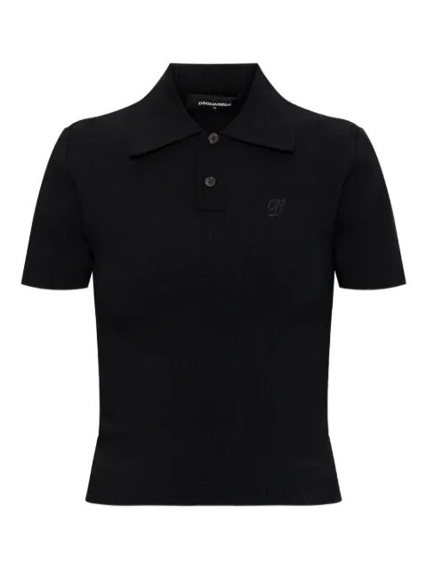 DSQUARED2 button-fastening polo shirt Black S75HA1415D13207