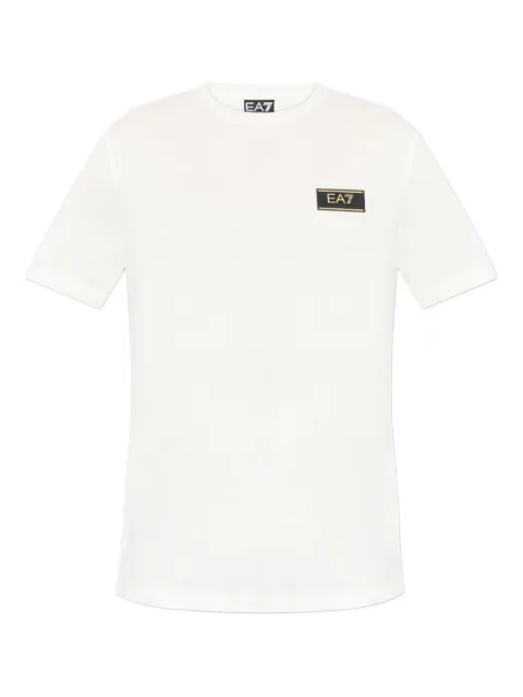 Ea7 Emporio Armani logo-patch T-shirt White 7M001331AF13739