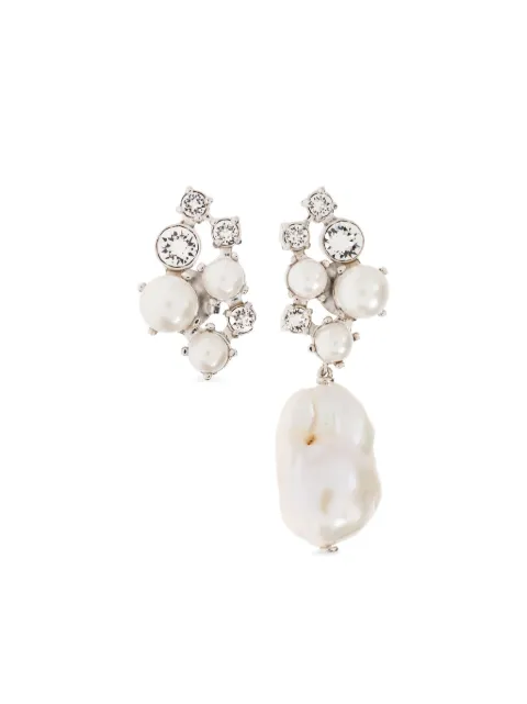 Givenchy pearl embellished earrings Silver BF116MF05M