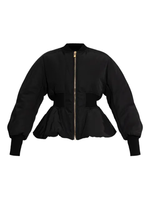 Alaïa peplum zip jacket Black AA9V1182W120C