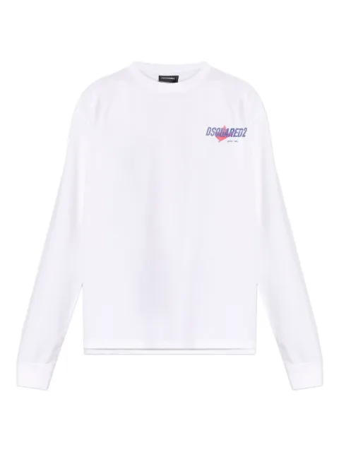 DSQUARED2 longsleeve logo T-shirt White S74GD1555D20106