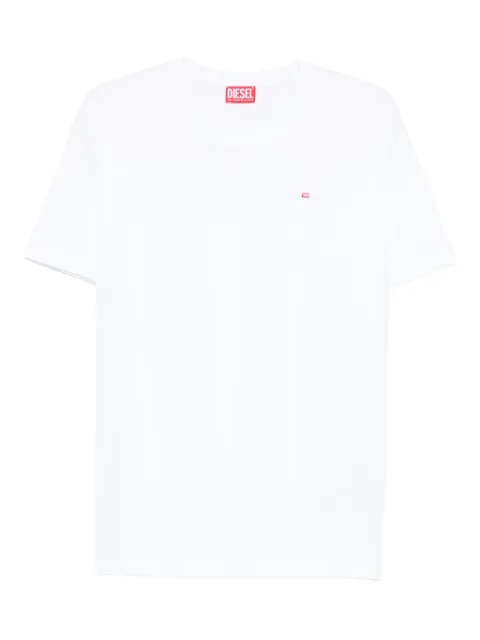 Diesel embroidered-logo T-shirt White A201980NIAX