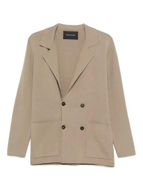 Tagliatore Willy double-breasted cardigan Brown WILLYPEPWE2603