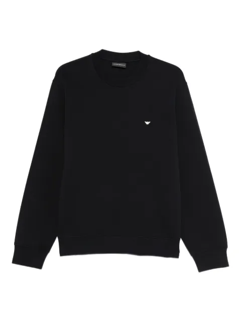 Emporio Armani logo-embroidered sweatshirt Black EM004533AF10013