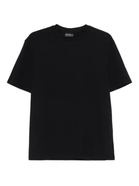 Emporio Armani textured T-shirt Black EM004594AF10762