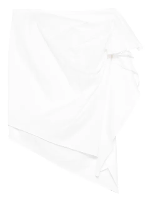 The Garment Cyprus draped mini skirt White 21808