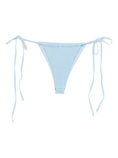 Frankies Bikinis Tia tie-detail bikini bottom Blue 11190TH