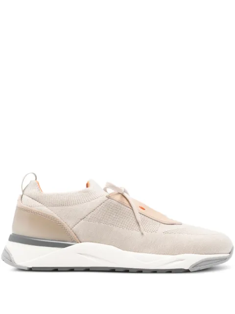 Santoni Debts lace-up sneakers Neutrals MBIO21601BGRCHOD