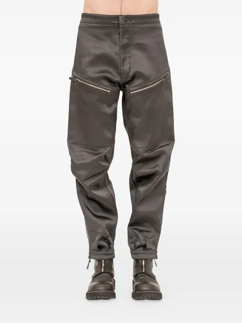Deepti reversible pocket trousers Grey REVERSIBLEAVIATORTROUSERSWITHPROTRACTIBLEPOCKETSDOUBLEBOTTOM