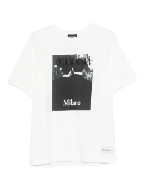 Emporio Armani graphic-print T-shirt White EM004751AF23082