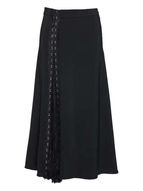 NISSA high-waisted midi skirt Black F16138