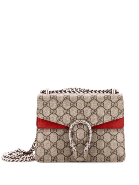 Gucci Pre-Owned Dionysus Bag GG Coated Canvas Mini crossbody bag Brown IIT0ANMLLT3S7IQE