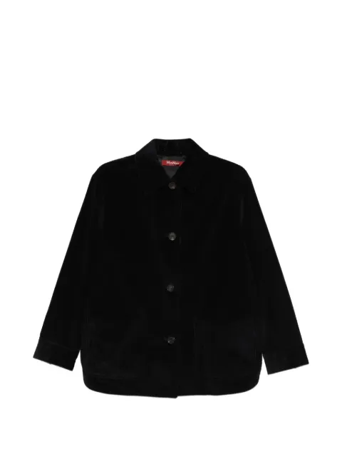 Max Mara buttoned corduroy shirt Blue 2526196012600