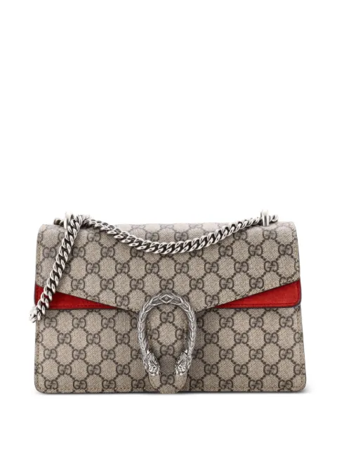 Gucci Pre-Owned Dionysus Bag GG Coated Canvas Small shoulder bag Brown D5SID2Z1TLJ1GKU7