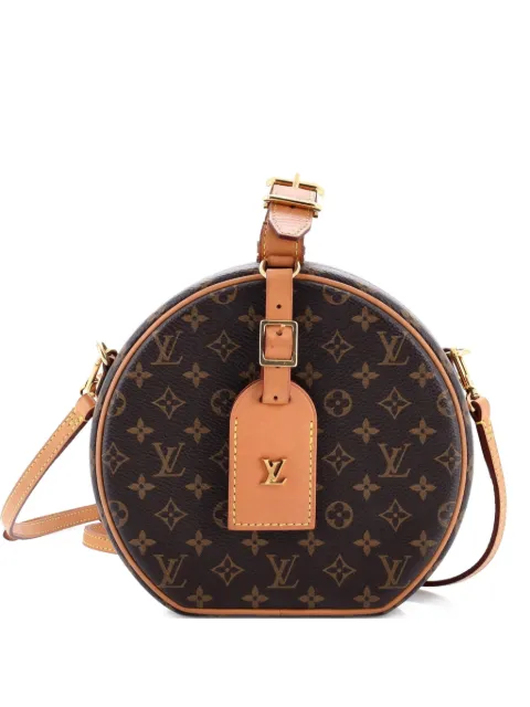 Louis Vuitton Pre-Owned Petite Boite Chapeau Bag Monogram Canvas crossbody bag Brown K6YF9PMJ5US96ZKN