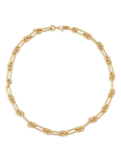 Sara Weinstock 18K yellow gold SW paperclip necklace Gold SWYRPCNK16F