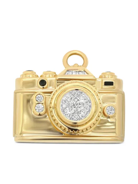 Sara Weinstock 18K yellow gold Papua camera-shape diamond charm Gold PYWCMCMG