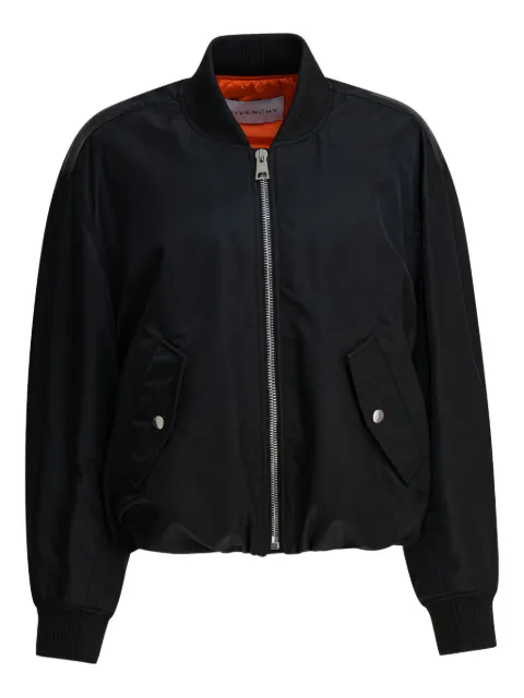 Givenchy Cocoon cropped bomber jacket Black BW00T114JD001