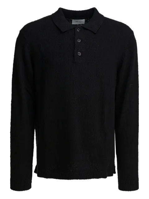 NN07 buttoned collar polo shirt Black 2526690655999