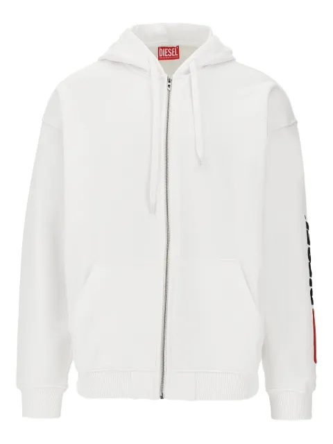 Diesel full zip hoodie White A200220GEAD