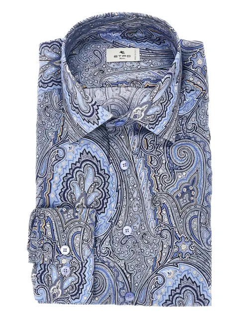 ETRO paisley-print shirt Blue MRIB002599SA5P2