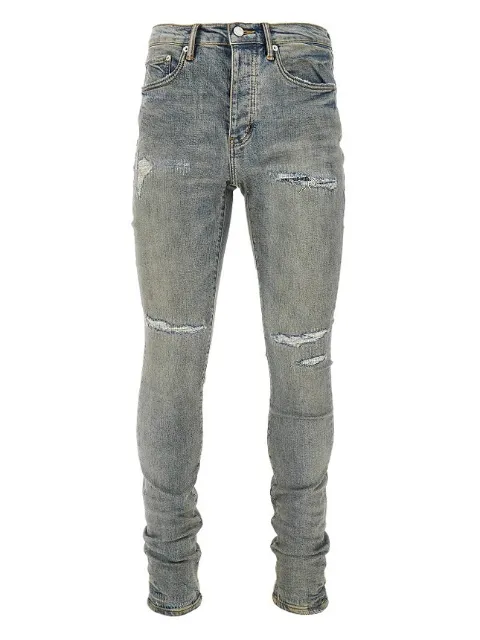 Purple Brand P001 distressed jeans Blue P001LBVR524LTINDIGO