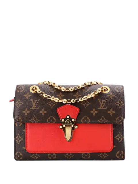 Louis Vuitton Pre-Owned Victoire Handbag Monogram Canvas and Leather shoulder bag Brown G2CSRIQ9K0SZE8MF