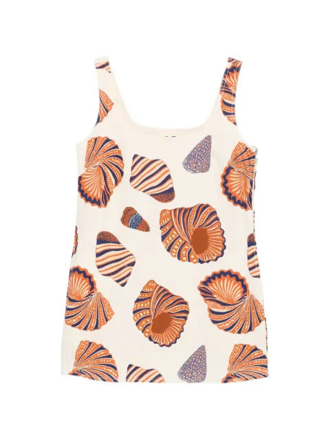 Simon Miller Sahara shell-print mini dress Neutrals W46653264