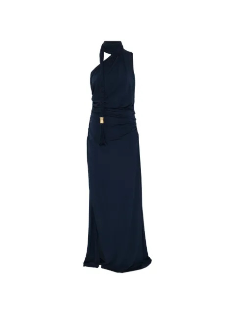 SIMKHAI tie-detail maxi dress Blue 2261267J
