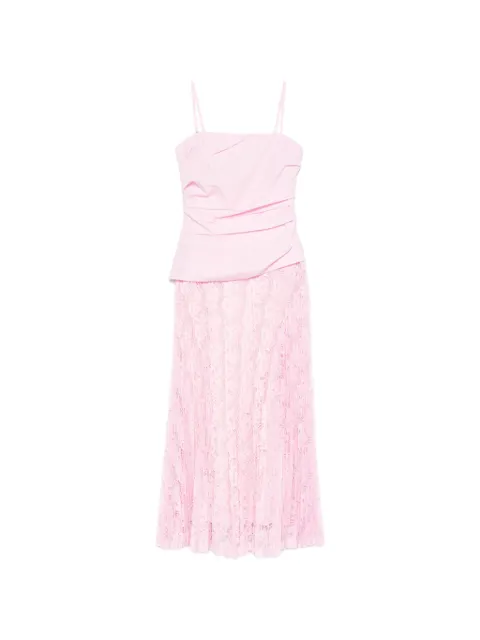 SIMKHAI Annalise lace midi dress Pink 2261252PK
