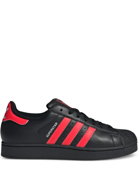 adidas striped superstar low-tops Black JQ3176