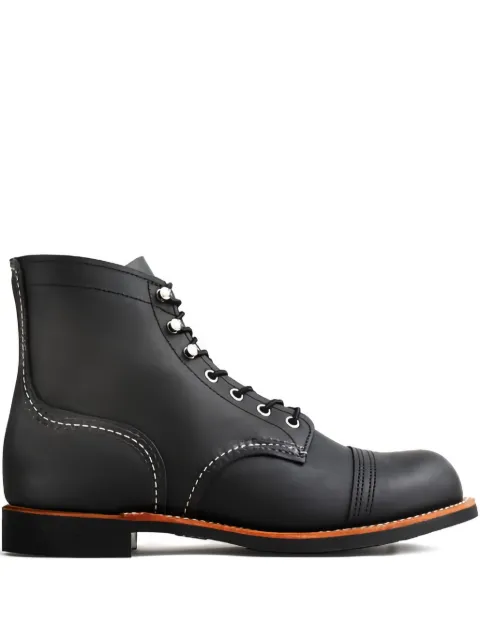 Red Wing Shoes Iron Ranger boots Black 8084WIDE10