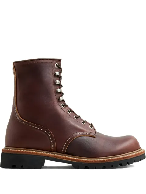 Red Wing Shoes Logger leather boots Brown 458510