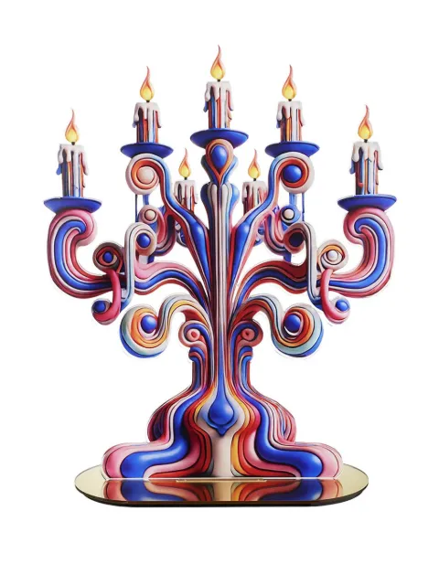 Linee Recanati Candypop candelabra stand Blue 130287064