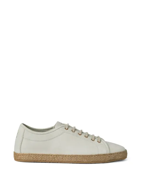 Brunello Cucinelli rope-insert suede sneakers White MZULNGI650C7951