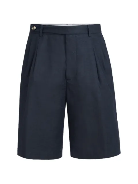 Brunello Cucinelli pleated bermuda shorts Blue MH262G0620C2485