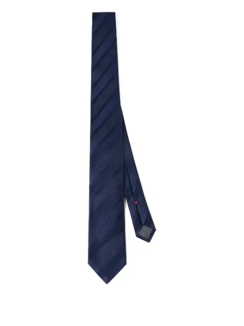 Brunello Cucinelli striped tie Blue MR8460018C002
